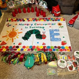 Hungry Caterpillar first birthday supplies
